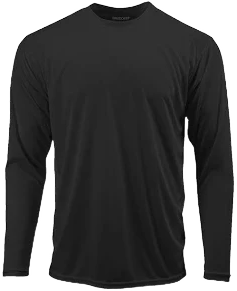 Mens DRI-EQUIP Long Sleeve Moisture Wicking Athletic Shirts