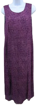Sag Harbor Women's Reversible Sleeveless Tropical Floral Maxi Dress