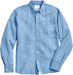 billy Reid Men's Tuscumbia Linen Button-Down Shirt