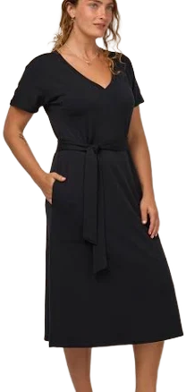 Shiloh Merino Wool Belted Dress