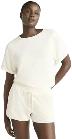 Joyspun Women's French Terry Pajama Set