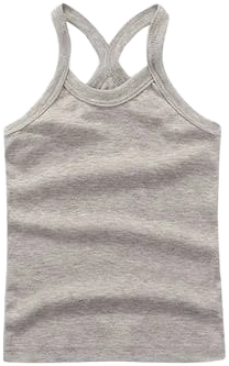 WxingingG Girls Shirts - Toddler Kids Girls Dance Tank Top Racerback Crop Tank Top Soild Sleeveless Sports Dance Top Ballet Gymnastics Dancewear -