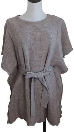 Pendleton Women's Wool Poncho Tunic with Belt