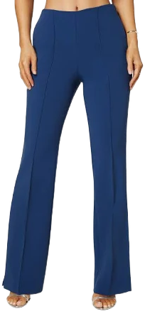 Bebe Women's High Waist Tailored Straight Leg Pants