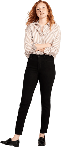 Old Navy Women's High-Waisted Wow Straight Ankle Jeans