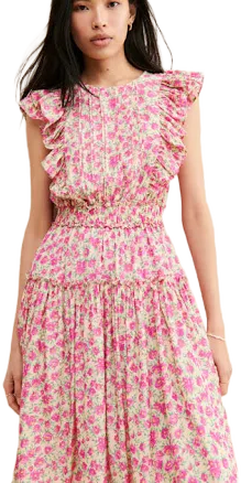 Ruffle Floral Dress