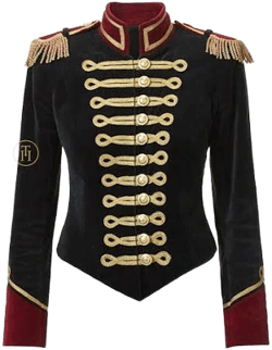 Military Parade Velvet Hussar Jacket
