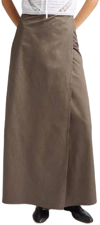 KÚR Women's Long Wrap Skirt