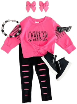 So Apparently I Have An Attitude Leggings Set