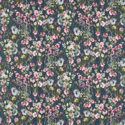 Clarke & Clarke Wild Meadow Multi Linen Fabric
