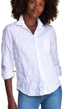 Frank & Eileen Women's Barry Crinkle Poplin Shirt