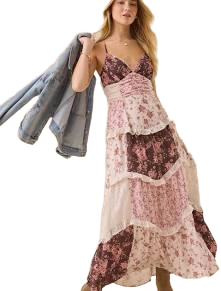 Altar'd State Adernlia Floral Maxi Dress