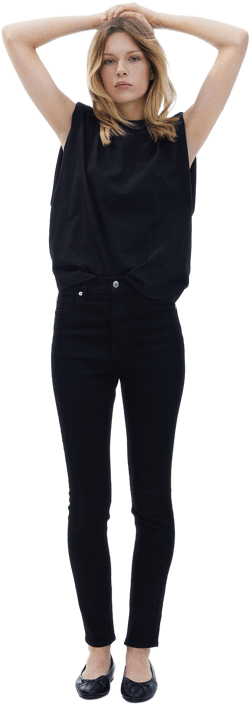 H&M Ladies High Rise Skinny Leg Jeans