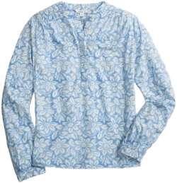 Johnnie-O Alana Cotton Blend Popover