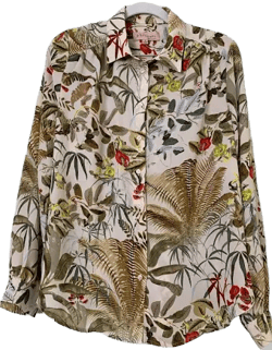 Philosophy Women's Floral Print Long Sleeve Shirt
