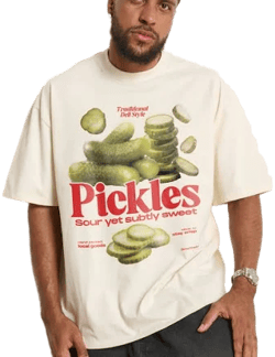 Sour Yet Sweet Pickles Oversized Tee