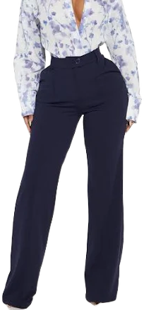 Fashion Nova Heidi Wide Leg Trouser Pants