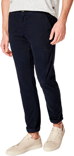 Good Man Brand Star Chino in Pro Stretch Twill in Black Navy 32