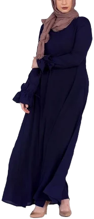 Verona Collection Elisa Ruffle-Sleeve Maxi Dress