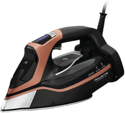 Rowenta SteamForce Pro Steam Iron, 1850W, Stainless Steel Soleplate, Black