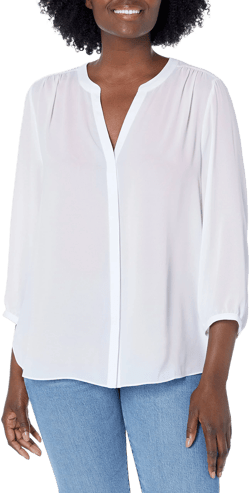 NYDJ Women's Pintuck Blouse