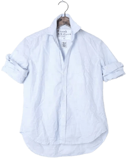 Frank & Eileen Women's Eileen Stripe Italian Chambray Button-Up Shirt