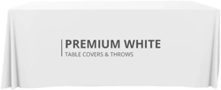 BannerBuzz Custom Printed Table Cover Fabric 4/6/8ft 230 GSM Polyester