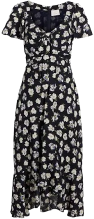 Cinq A Sept Women's Isha Floral Print Midi Dress