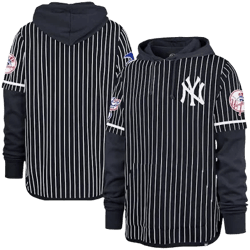 '47 Men's New York Yankees Pinstripe Double Header Hoodie