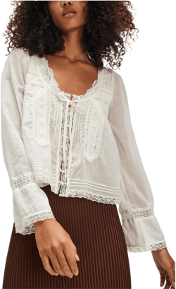 Free People Forevermore Long-Sleeve Top