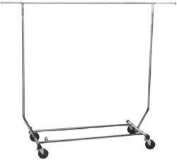 Collapsible Rolling Garment Rack
