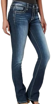 EKE Women's Trendy Vintage Urban Casual Jeans