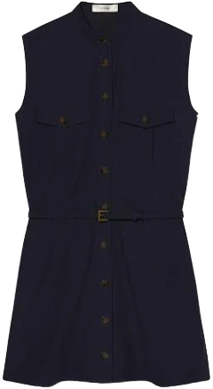 Navy Safari Dress