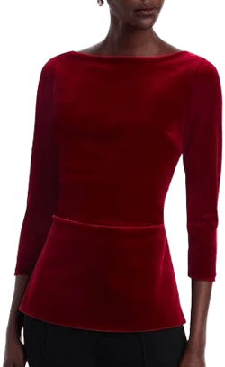 Chiara Boni La Petite Robe Women's Pieranna Velvet Top