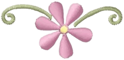 Floral Embellishment Embroidery Patch