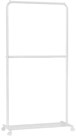 Nordic Hygge Clothes Rack with Wheels