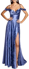 Juniors Womens Floral Print Polyester Evening Dress
