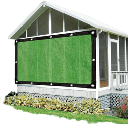 10 * 50FT Green Shade Cloth, Breathable Sunblock Net with Grommets 95% UV Protection Outdoor Shade Cover for Patio Garden Carport Greenhouse 10*50FT Green