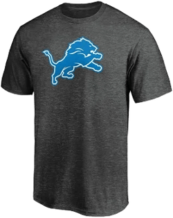 Vintage Detroit Collection Men's Detroit Lions Primary Logo T-Shirt