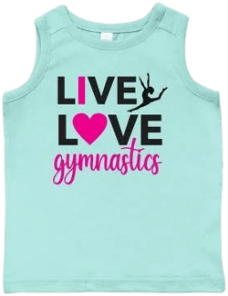 Live Love Gymnastics Youth Tank Top