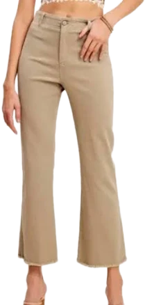 High-Waist Flare Jeans