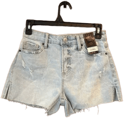 No Boundaries Juniors Seamed Denim Shorts