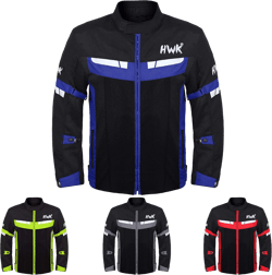 HWK Mesh Motorcycle Jacket Riding Air Motorbike Jacket Biker CE Armored Breathable