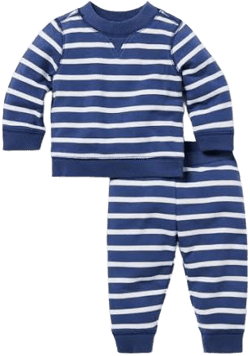 French Terry Baby Striped Set