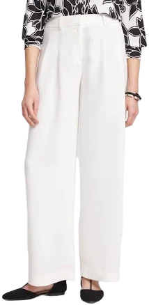 Chico's Women's Pleated Crepe Wide-leg Pants