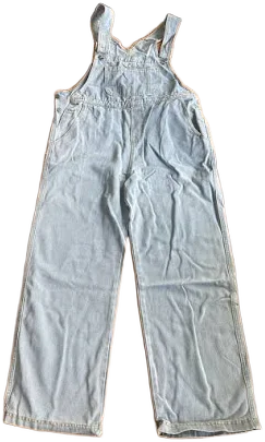 Women's Light Blue Denim Overalls | Color: Gray | Size: XL | Ericapresti's Closet