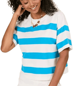 Hailey Stripe T-Shirt Sweater