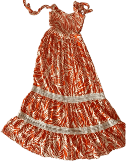 Sincerly Jules Tropical Print Maxi Dress