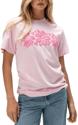 Riot Society Hibiscus Puff Tee