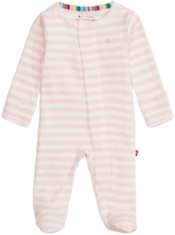 Magnetic Me Organic Cotton Stripe Footie